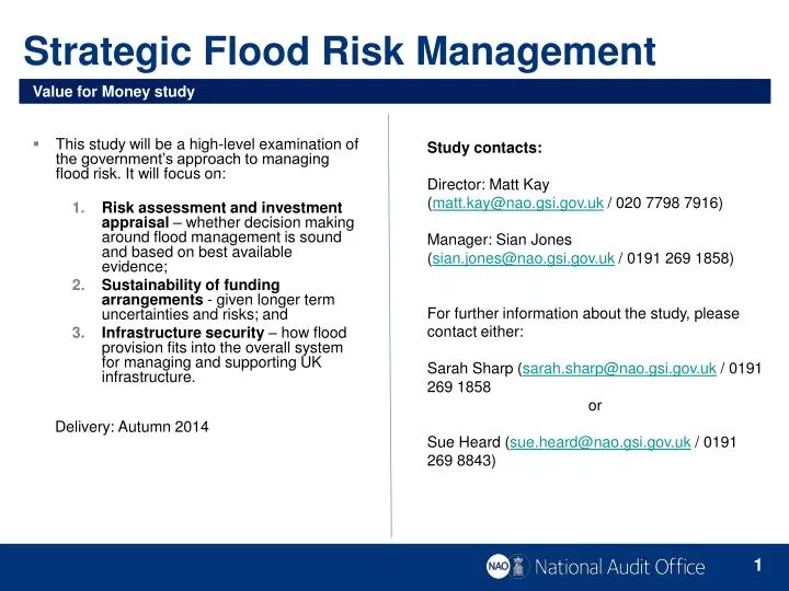 strategic flood risk management
