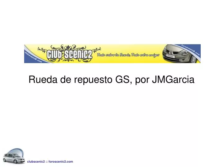 rueda de repuesto gs por jmgarcia