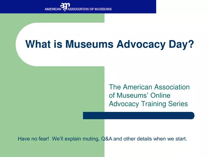 what is museums advocacy day