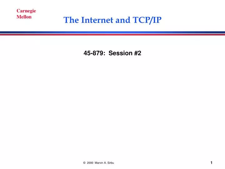 the internet and tcp ip