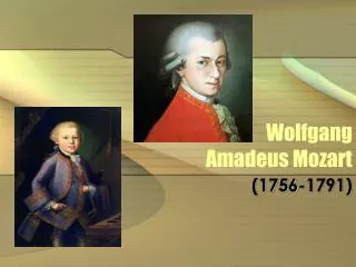 Wolfgang Amadeus Mozart