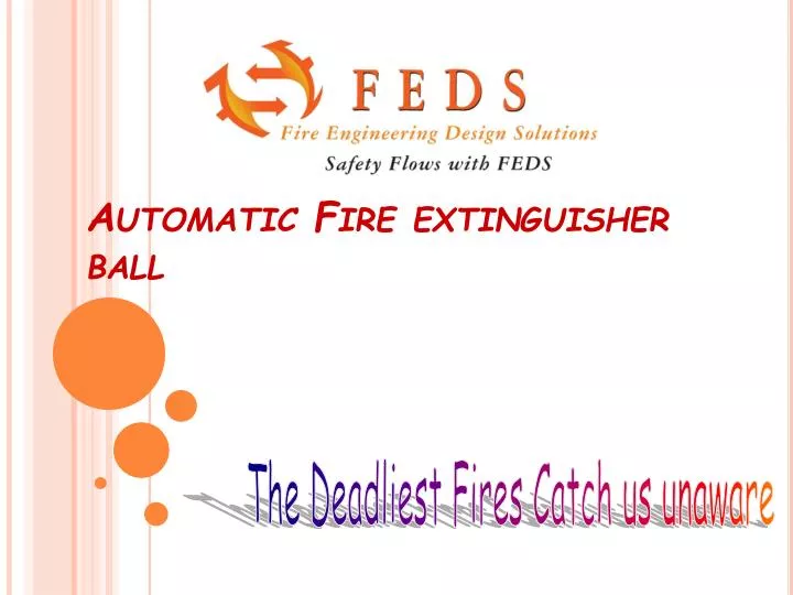 automatic fire extinguisher ball