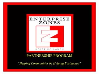 PARTNERSHIP PROGRAM