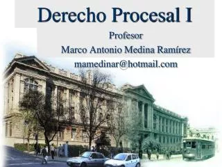 derecho procesal i