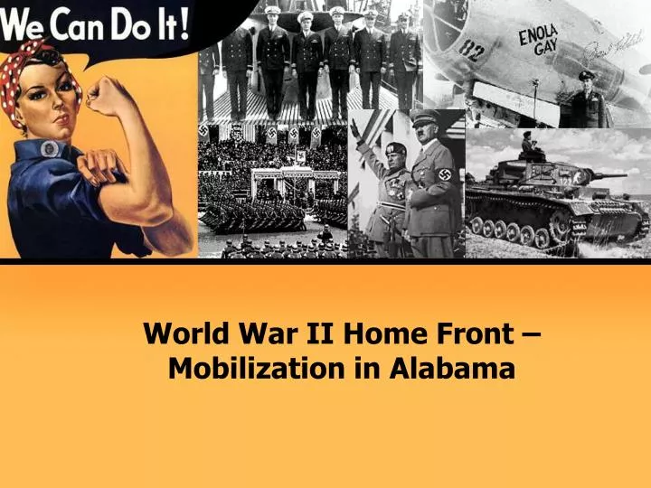 world war ii home front mobilization in alabama