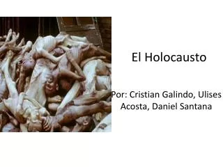 el holocausto