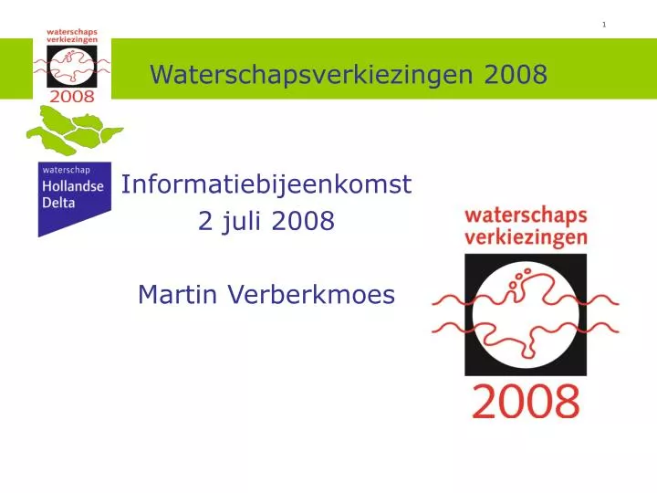 waterschapsverkiezingen 2008