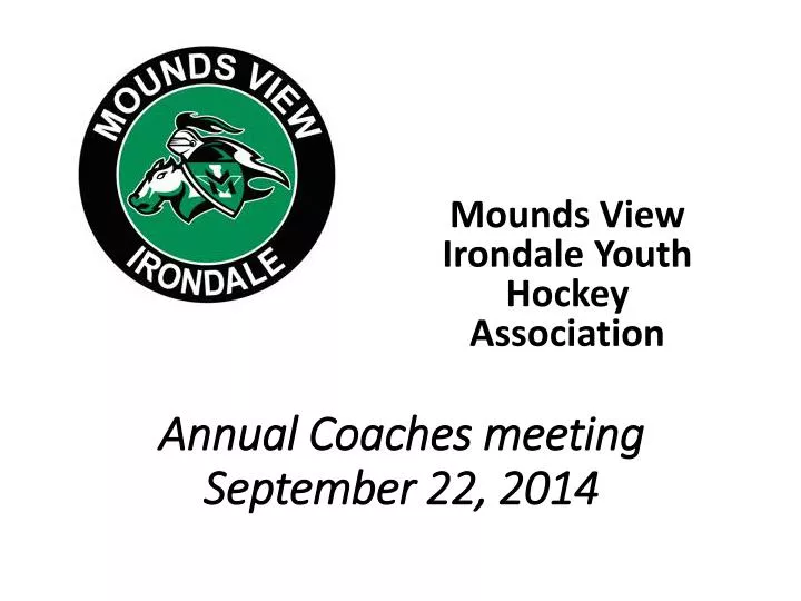 annual coaches meeting september 22 2014