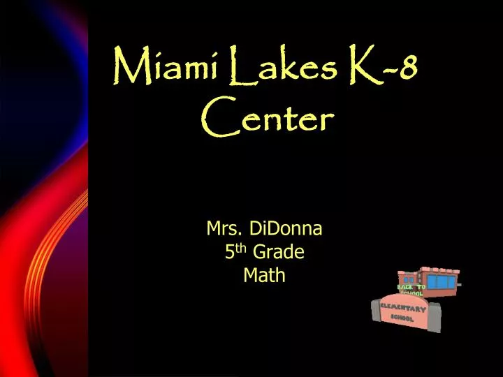 miami lakes k 8 center