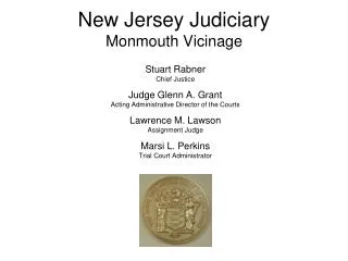 New Jersey Judiciary Monmouth Vicinage