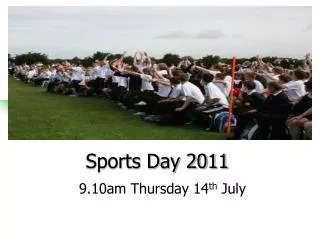 Sports Day 2011