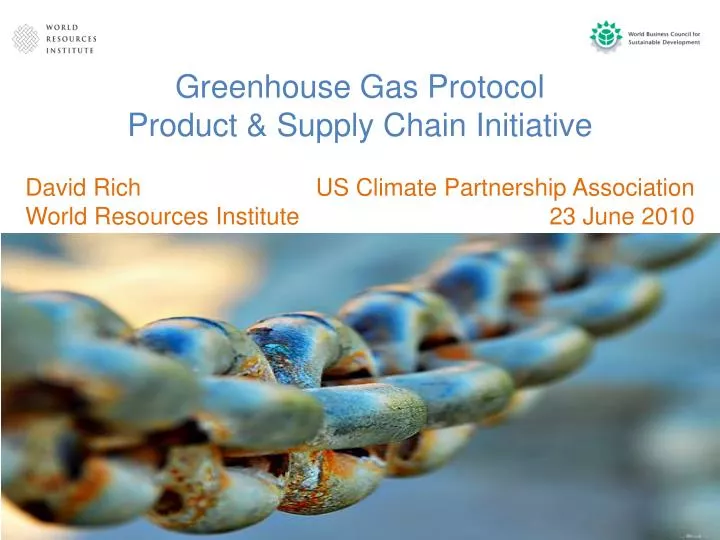 greenhouse gas protocol product supply chain initiative