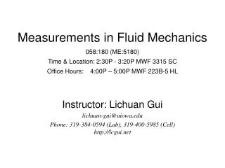 Instructor: Lichuan Gui lichuan-gui@uiowa