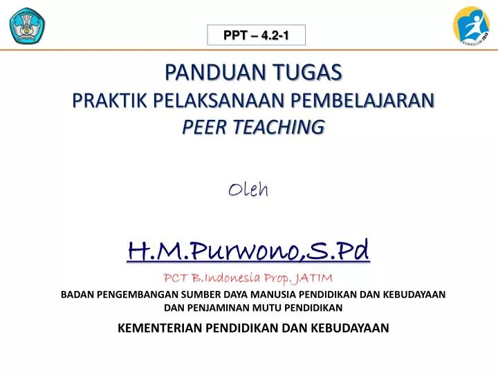 panduan tugas praktik pelaksanaan pembelajaran peer teaching
