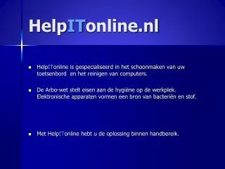 help it online nl