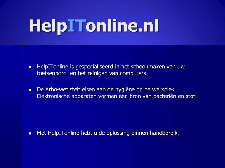 help it online nl