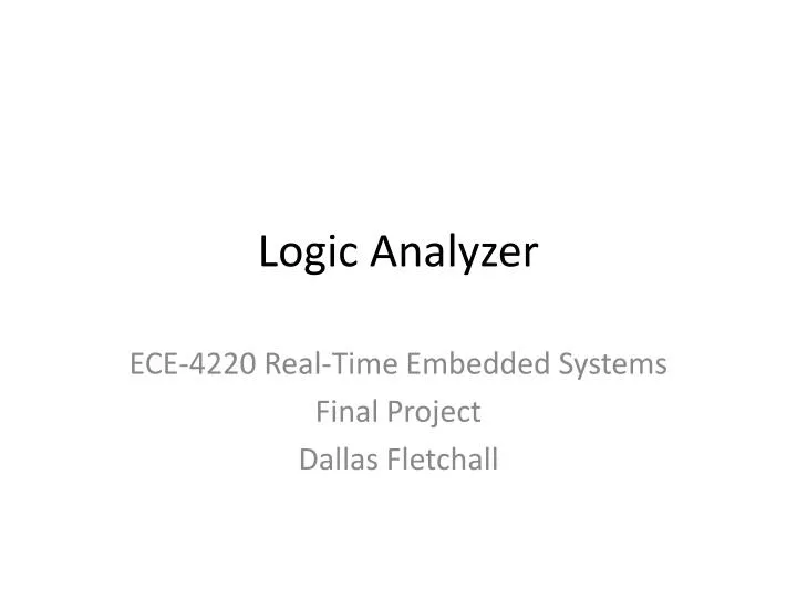 logic analyzer