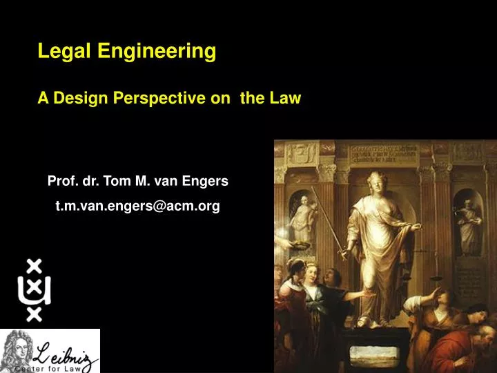 legal engineering a design perspective on the law