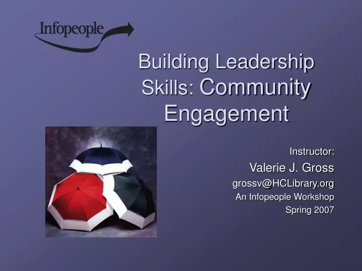 building leadership skills community engagement