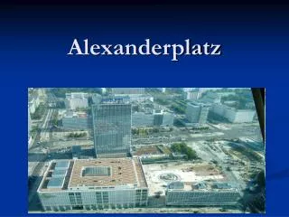 alexanderplatz