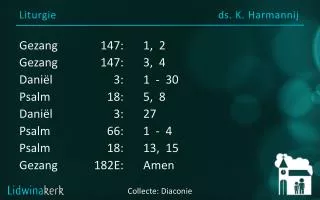 liturgie ds k harmannij