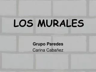 los murales
