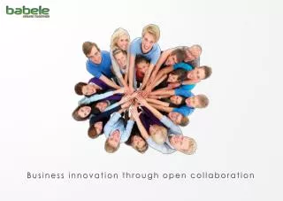 Business innovation through open collaboration