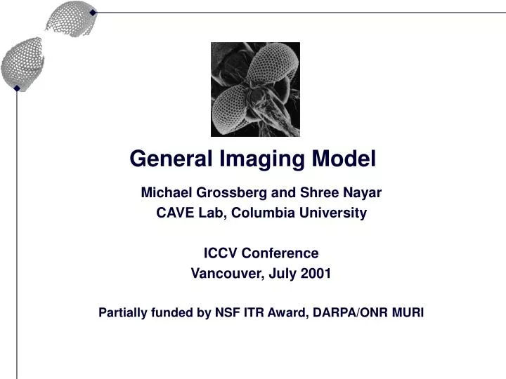 general imaging model