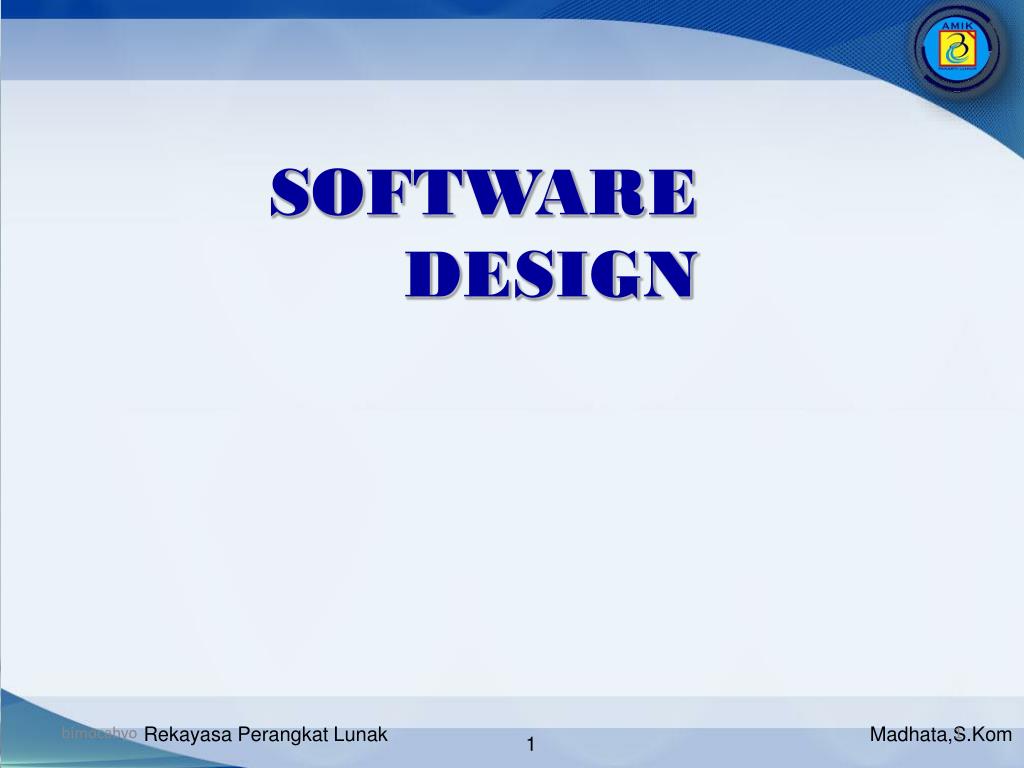 PPT - SOFTWARE DESIGN PowerPoint Presentation, free download - ID:5956781