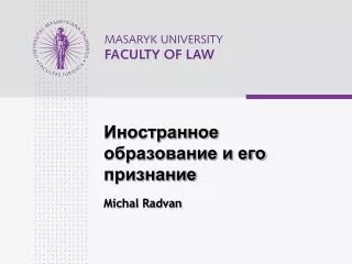 michal radvan