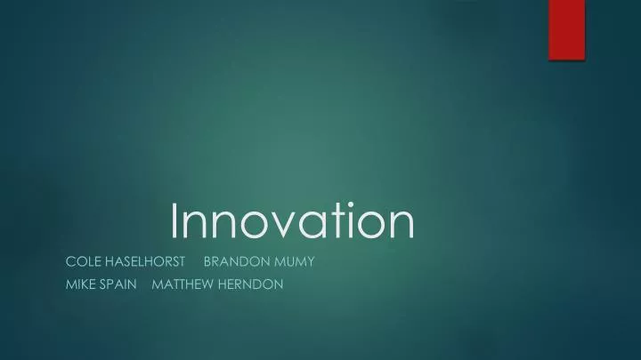 innovation