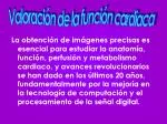 Valoración de la función cardiaca - slide 1