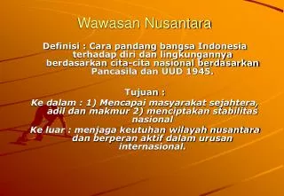 wawasan nusantara
