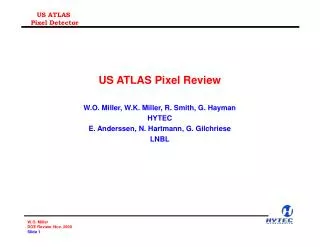 US ATLAS Pixel Review