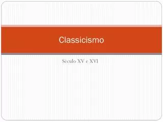classicismo