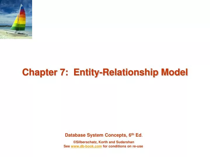 chapter 7 entity relationship model