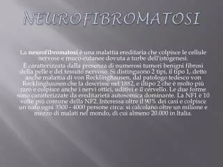 neurofibromatosi