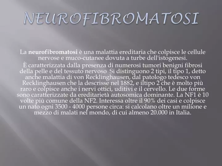 neurofibromatosi