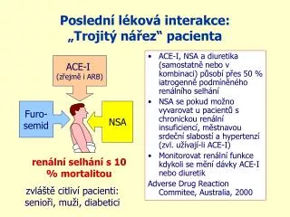 posledn l kov interakce trojit n ez pacienta