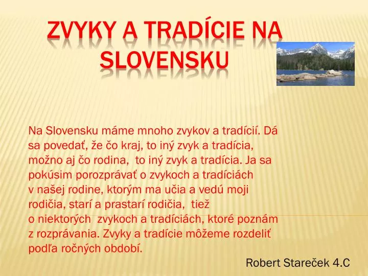 zvyky a trad cie na slovensku