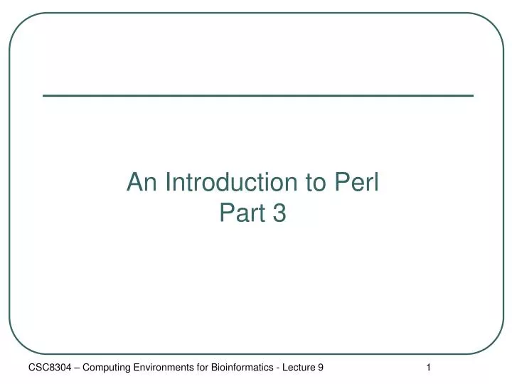 an introduction to perl part 3