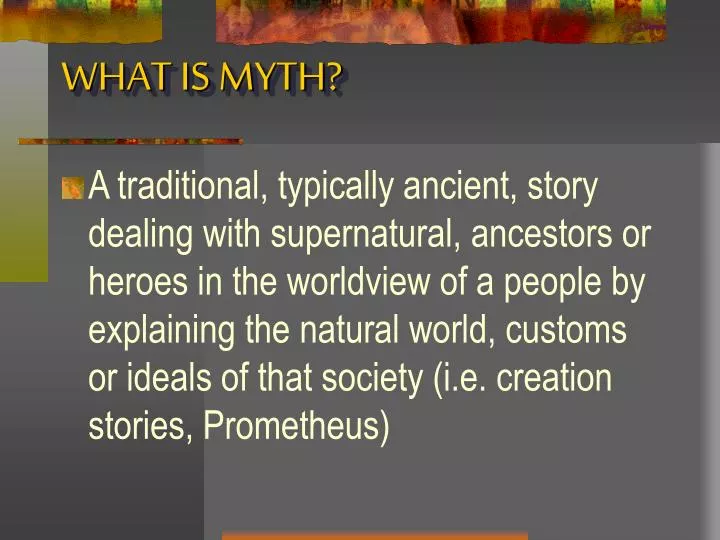 what is myth
