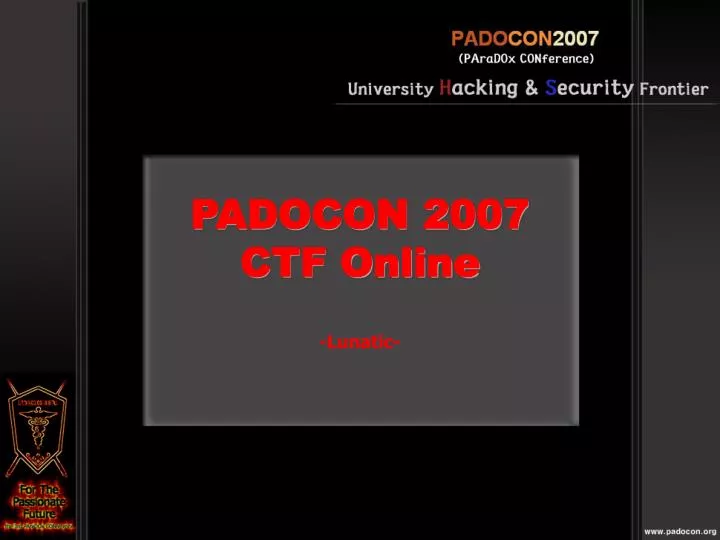 padocon 2007 ctf online