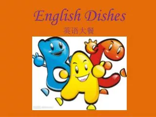 English Dishes ????