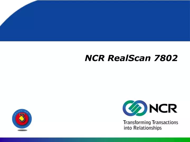 ncr realscan 7802