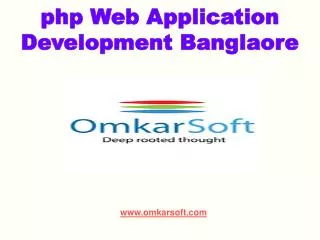 php Web Application Development Banglaore