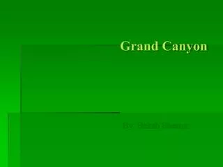 grand canyon