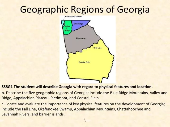 geographic regions of georgia