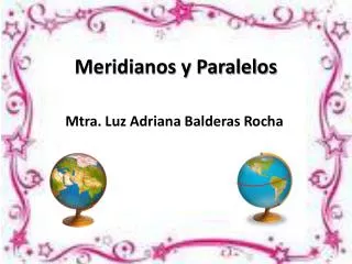 meridianos y paralelos