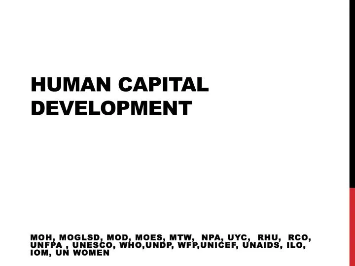 human capital development